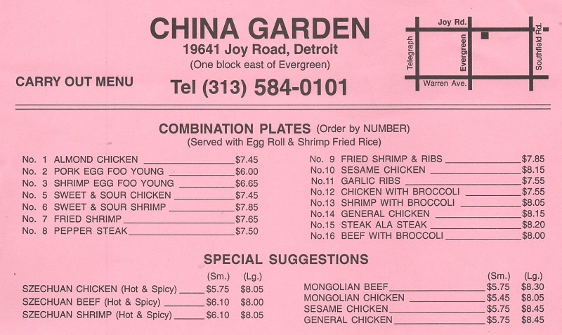 China Garden Chinese Restaurant Home